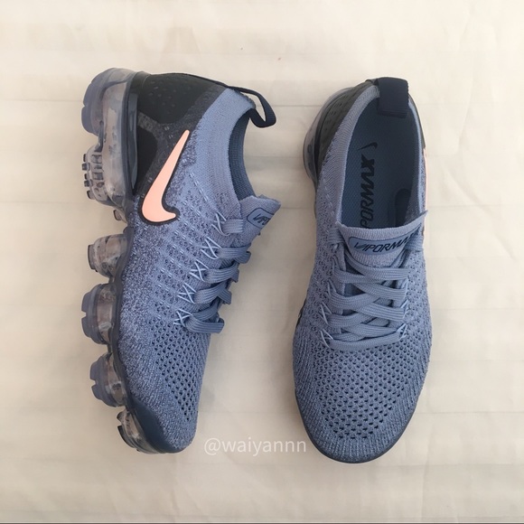 nike air vapormax flyknit 2 work blue